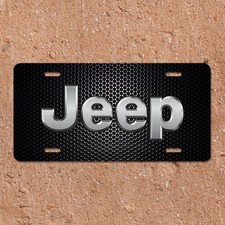 Jeep Novelty Inspired Art License Plate Truck Car Wrangler Cherokee Auto Tag Jeep Novelty Inspired Art License Plate Truck Car Wrangler Cherokee Auto Tag