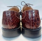 Johnson And Murphy Genuine Alligator Brown Cap-toe Oxford 🐊 Men Dress Shoes 9-M — photo 3