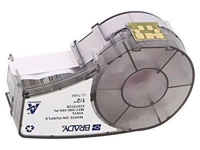 M21-500-595-PL Band 12,7mm 6,4m purpurfarben Zeichenfarbe: weiß -40-82°C BRADY