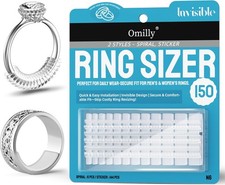 Ring Size Adjuster for Loose Rings - 150-Piece Invisible Ring Guard Set, Silicon
