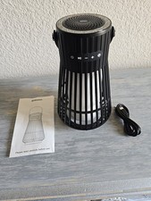 Bluetooth indoor/outdoor bluetooth LED flame speaker Black. Solid Or Flickering.