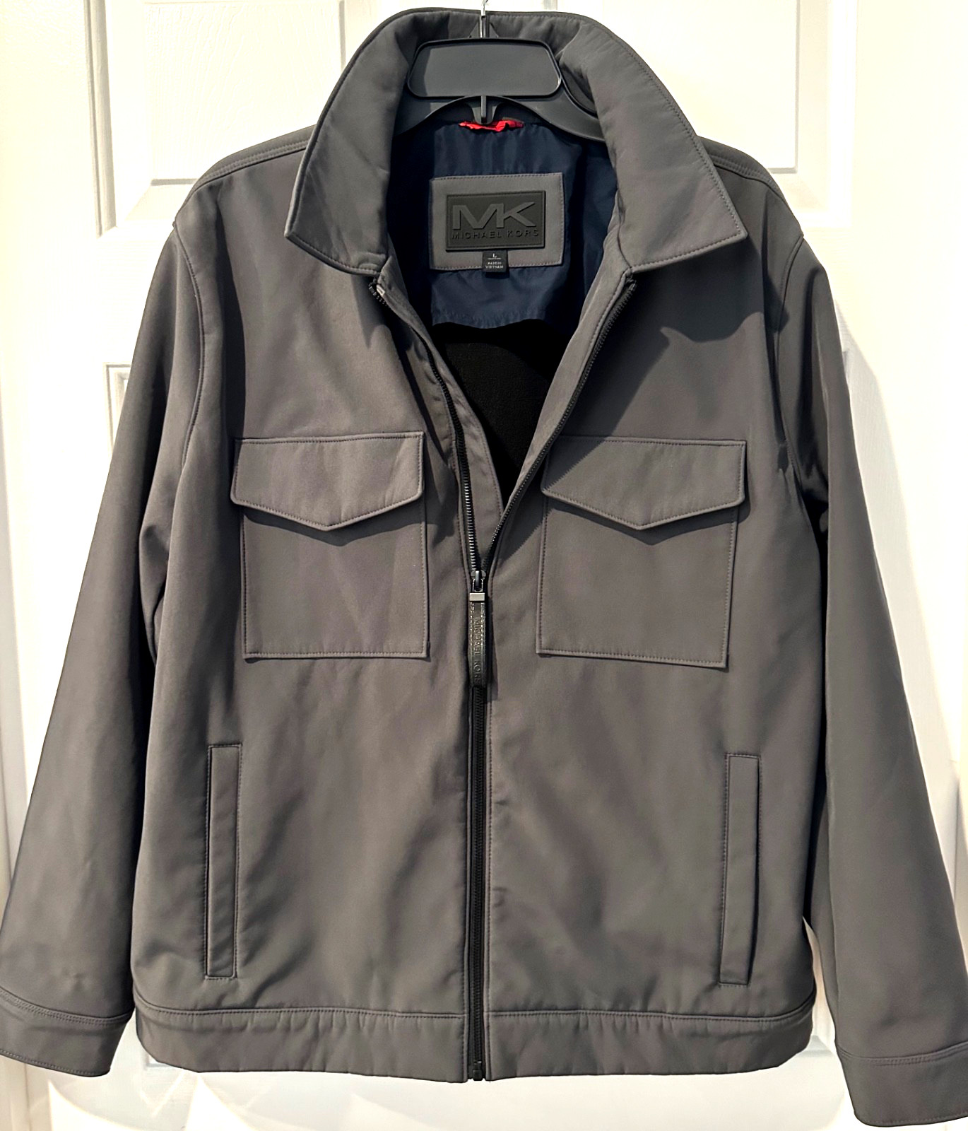 Michael Kors Men's Soft Shell Hipster Durable Water Resista Field Jacket Size LG