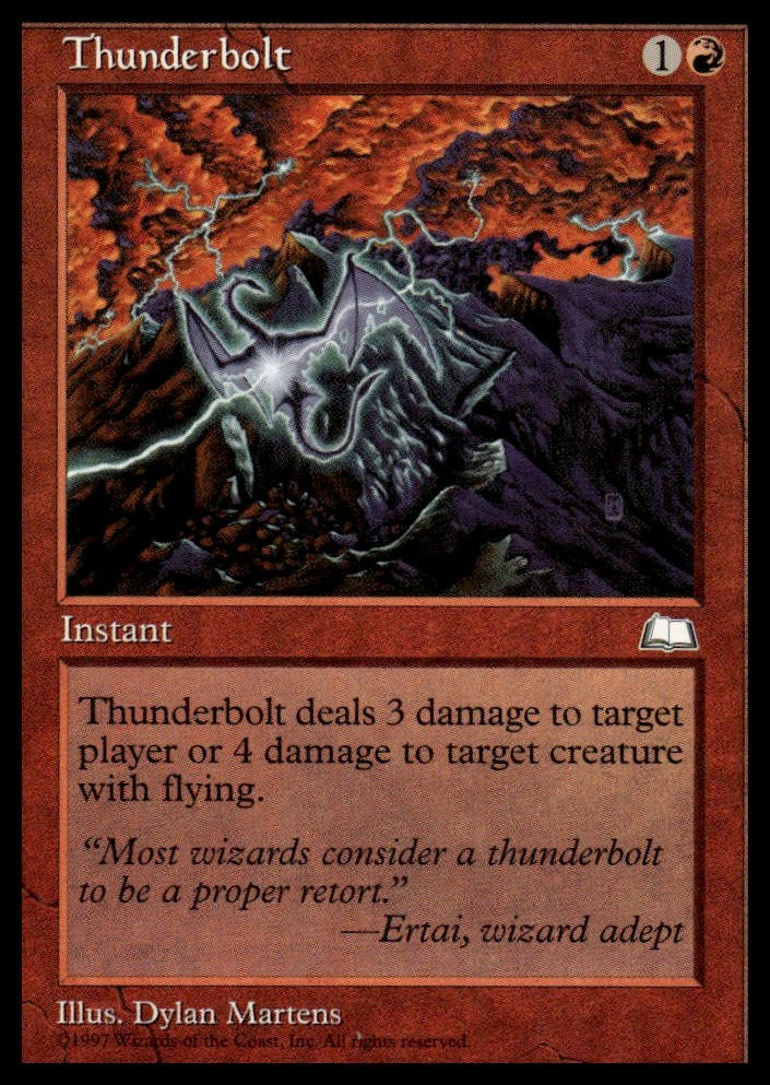 Magic The Gathering Weatherlight Thunderbolt #