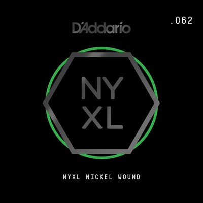 D'Addario NYNW062 Einzelsaite Nickel Wound - Einzelsaite für Gitarren