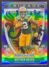 2025 Panini Rookies & Stars Matthew Golden Crusade Silver #16 RC Packers