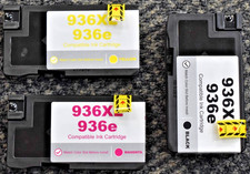 936E 936XL Ink Cartridge 3-Pack for HP OfficeJet