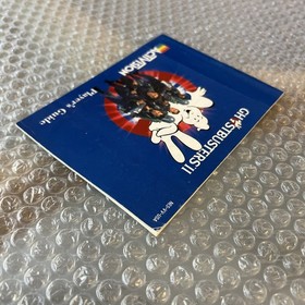 Notice Seule Rare GHOSTBUSTERS 2 Nintendo NES - VV - USA, 100 % Officiel TBE +++