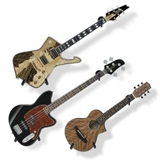 Electric Guitar/Bass/Ukulele Wall Mount Guitar/Bass/Ukulele, Brown