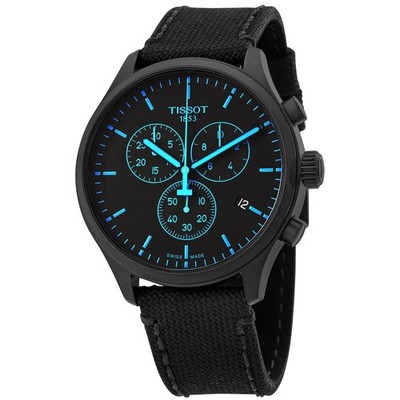 Tissot Chrono XL Chronograph Quartz Black Dial Men's Watch
