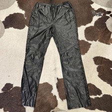 Vintage Rare Heavy Studded Harley Davidson Leather Motorcycle Pants