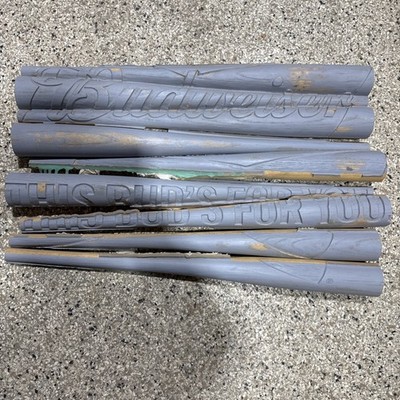 Budweiser Baseball Bat Sign Original Mold Made From Louisville Sluggers Advertis