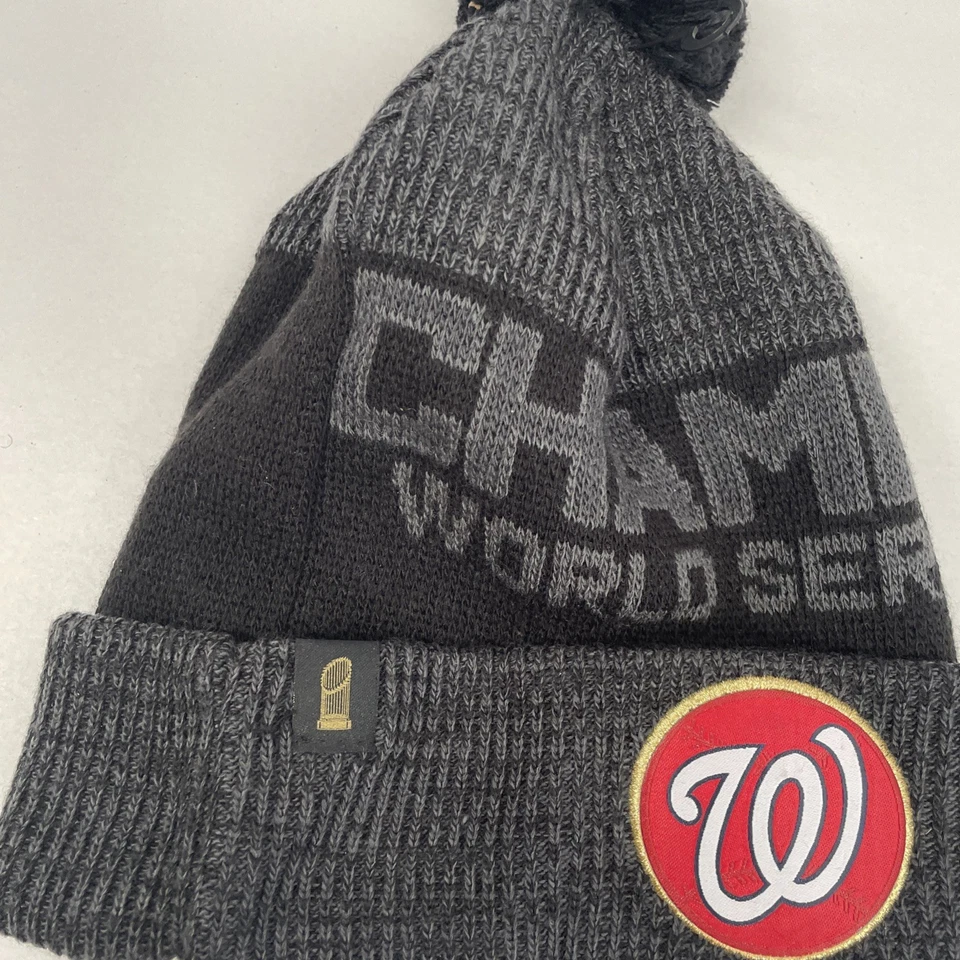 New Era MLB Washington Nationals 2019 World Series Champions Beanie Hat - NWT - Image 3 of 4