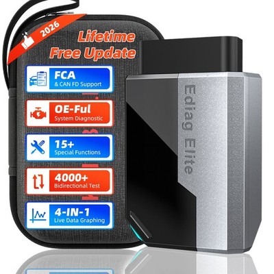 Kingbolen Ediag Elite Car Diagnostic Tool Full System OBD2 Scanner Lifetime Free