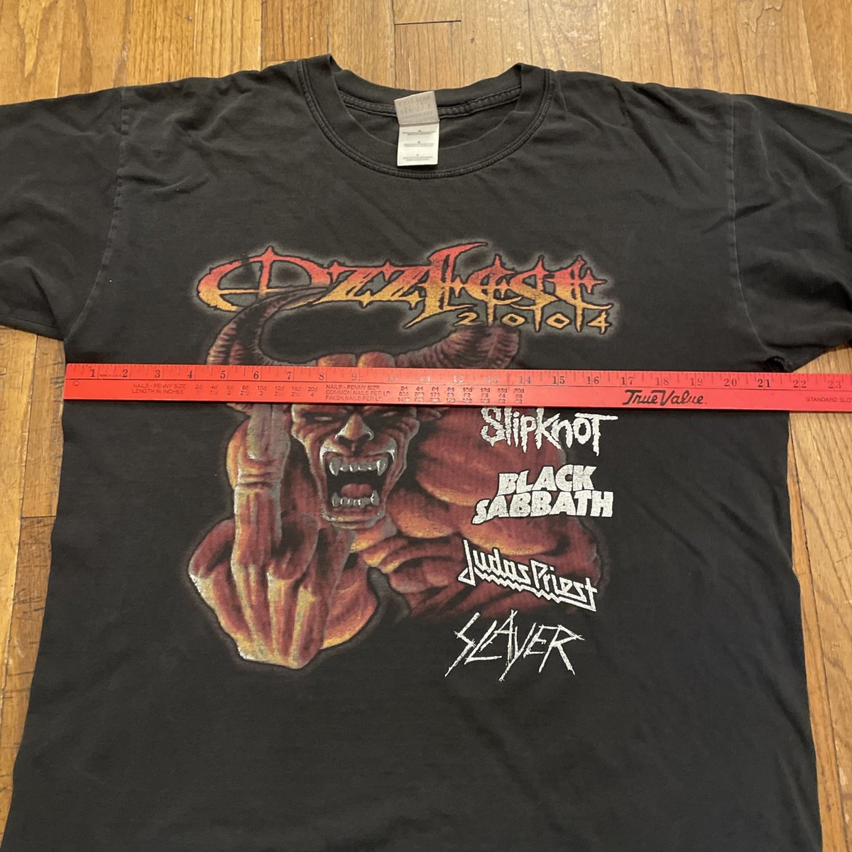 Vintage OZZFEST 2004 Ozzy Black Sabbath Tour T Shirt Size Large