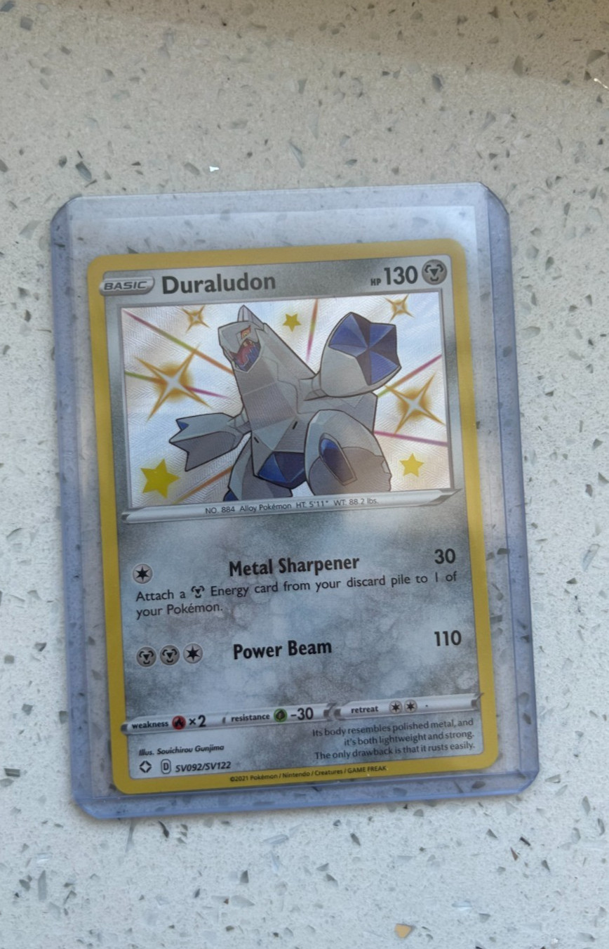 Duraludon SV092/SV122 Shiny Vault Holo Pokémon 2021 Shining Fates - NM