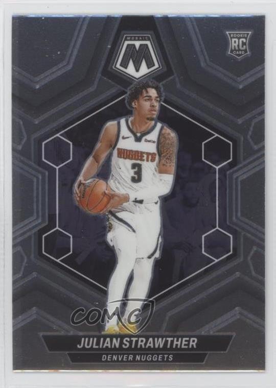 2023-24 Panini Mosaic Rookies Julian Strawther #214 11ds