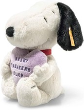 Steiff Peanuts Snoopy Heartbreakers Club Cuddly Plush 9" Teddy Bear EAN