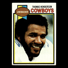 Thomas Henderson #385 1979 Topps Dallas Cowboys Football Card NFL EX