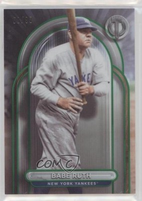 2024 Topps Tribute Green /99 Babe Ruth #20 HOF 0fo5