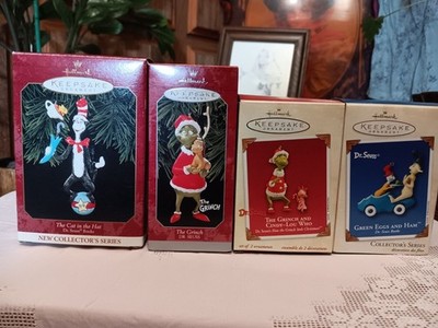 Keepsake Ornament Lot Dr. Suess, The Grinch NIB