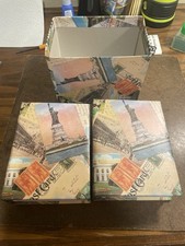 Vintage Style 4x6 Photo Albums w/ Matching Storage Box 160 Photos
