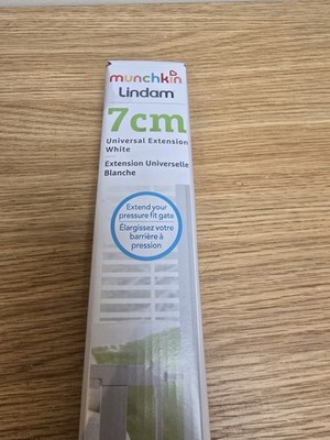 Lindam Munchkin Baby Torverlängerung, weiß, 7 cm Neu