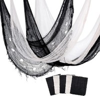 Halloween Tuch 5 StüCk Gruseliger Stoff 183 X 76Cm Deko FüR Party Feier