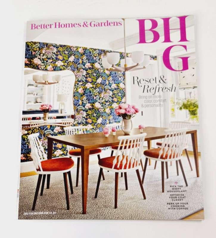 Better Homes & Garden Jan / Feb 2025 Magazine Reset & Refresh 