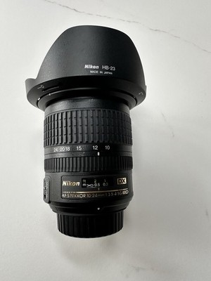 Nikon AF-S DX NIKKOR 10-24mm f/3.5-4.5G ED Wide Angle Zoom Lens Auto & Manual F 