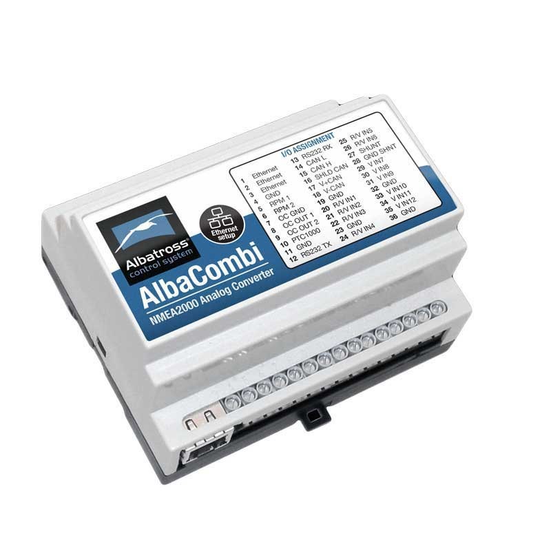 ALBA-COMBI - Conversor de datos analógicos a NMEA2000, naútica, barco