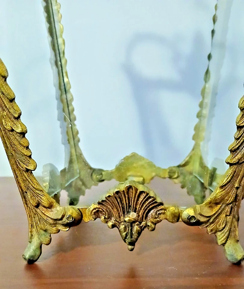 Lanterna estilo Louis XVI dourada clara - Imagem 3 de 4