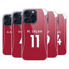 LIVERPOOL FC LFC 2025/26 PLAYERS HOME KIT 1ST GROUP CASE FOR APPLE iPHONE PHONES
