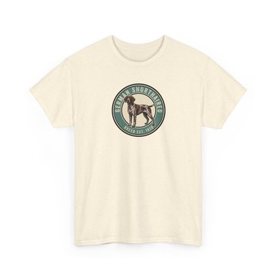German Shorthaired Pointer Cotton Shirt - Vintage Tee GSP Breed Est. 1930