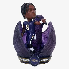 Lamar Jackson Baltimore Ravens 2024 Spirit Animal Bobblehead NFL Football
