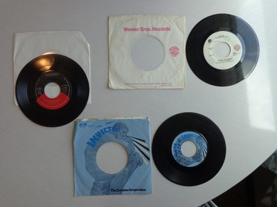 Motley Crue, ZZ Top & The Glass House 3 45 RPM Lot