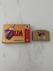 Zelda Ocarina of Time Gold Nintendo 64 Collectors Edition With Original Box