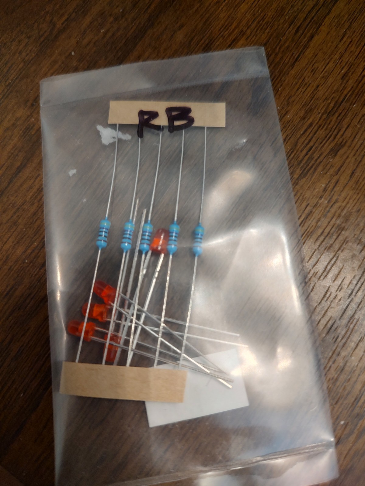 3mm led Red Blinking lights.   24 packages Available 