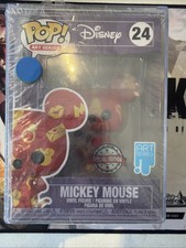 Funko POP! Art Series Disney Mickey Mouse #24 Amazon Exclusive In Case