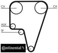 Continental Ctam CT575 Zahnriemen Steuerriemen FüR Alfa Romeo