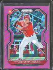 2021 Panini Prizm - TYLER STEPHENSON #133 - Rookie Purple Prizm SP - Reds
