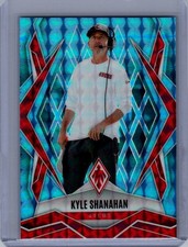 2025 Panini Phoenix #120 Kyle Shanahan Light Blue Pyramids Prizm #/385