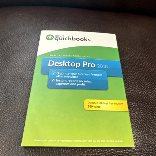 INTUIT QUICKBOOKS DESKTOP PRO 2018 FOR WINDOWS – RETAIL BOX – ORIGINAL