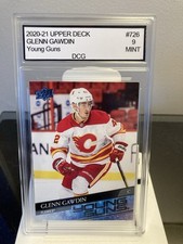 2020-21 Upper Deck Glenn Gawdin #726 Young Guns Rookie Calgary Flames