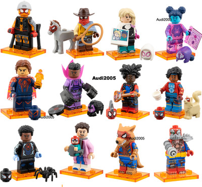 Lego New 71050 Series Spider-Man Across the Spider-Verse CMF Complete Set of 12