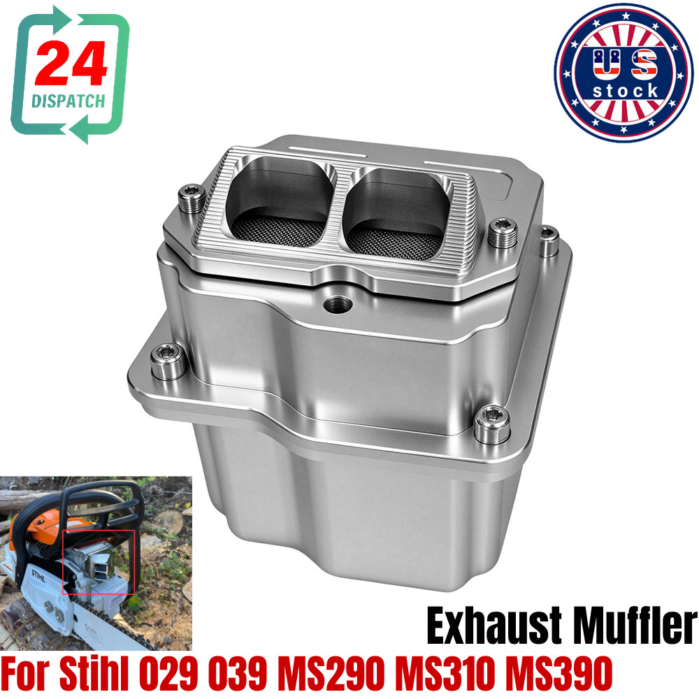 Dual Port Muffler New For Stihl 029 039 MS290 MS310 MS390 Exhaust Chain Saw