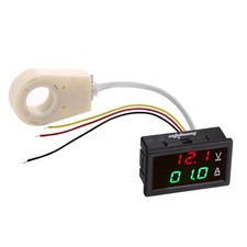 Volt Amp Meter Dc 5-100v 100a Dual Display Current Voltage Meter Digital Mini