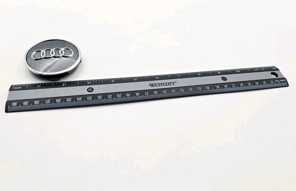 AUDI A4 A6 A5 A7 A8 R8 RODA ARO CUBO TAMPA CENTRAL PLUGUE FABRICANTE DE EQUIPAMENTO ORIGINAL - Imagem 2 de 3