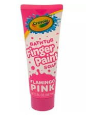 Crayola Bathtub Finger Paint Soap, Flamingo Pink, 3 Fl. Oz. Tube