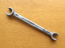 Vintage Gedore Metric Flare Nut Spanner Wrench, 17mm 19mm NO. 400D, Germany