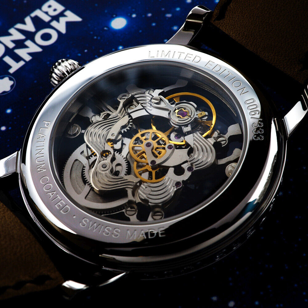Montblanc Skeleton Star Watch Limited Edition 333 Platinum Montblanc Skeleton Star Watch Limited Edition 333 Platinum